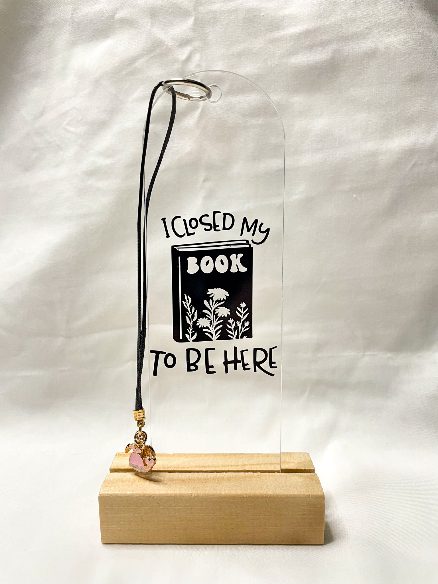 I Closed my Book to be Here