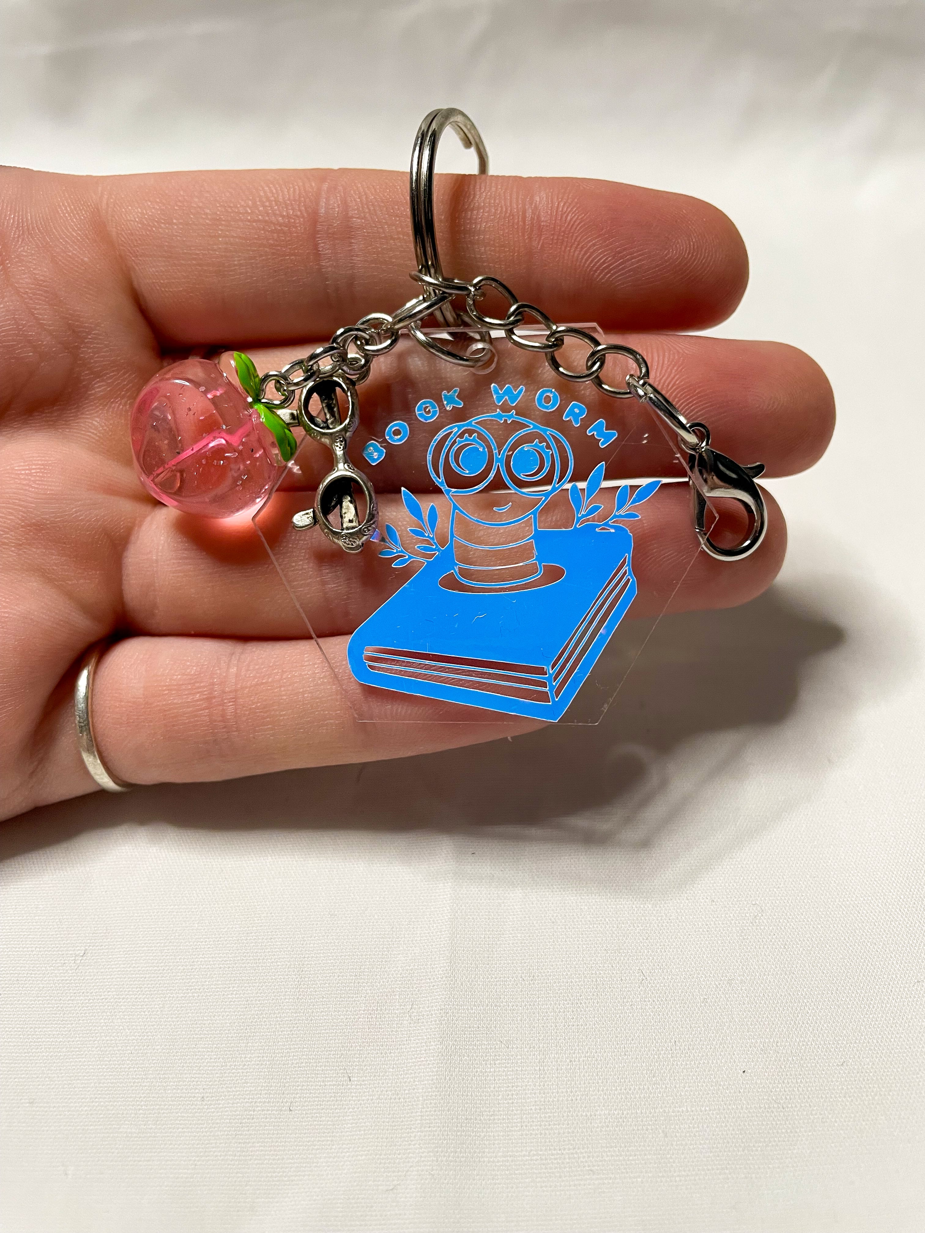 Hexagon Acrylic Keychain