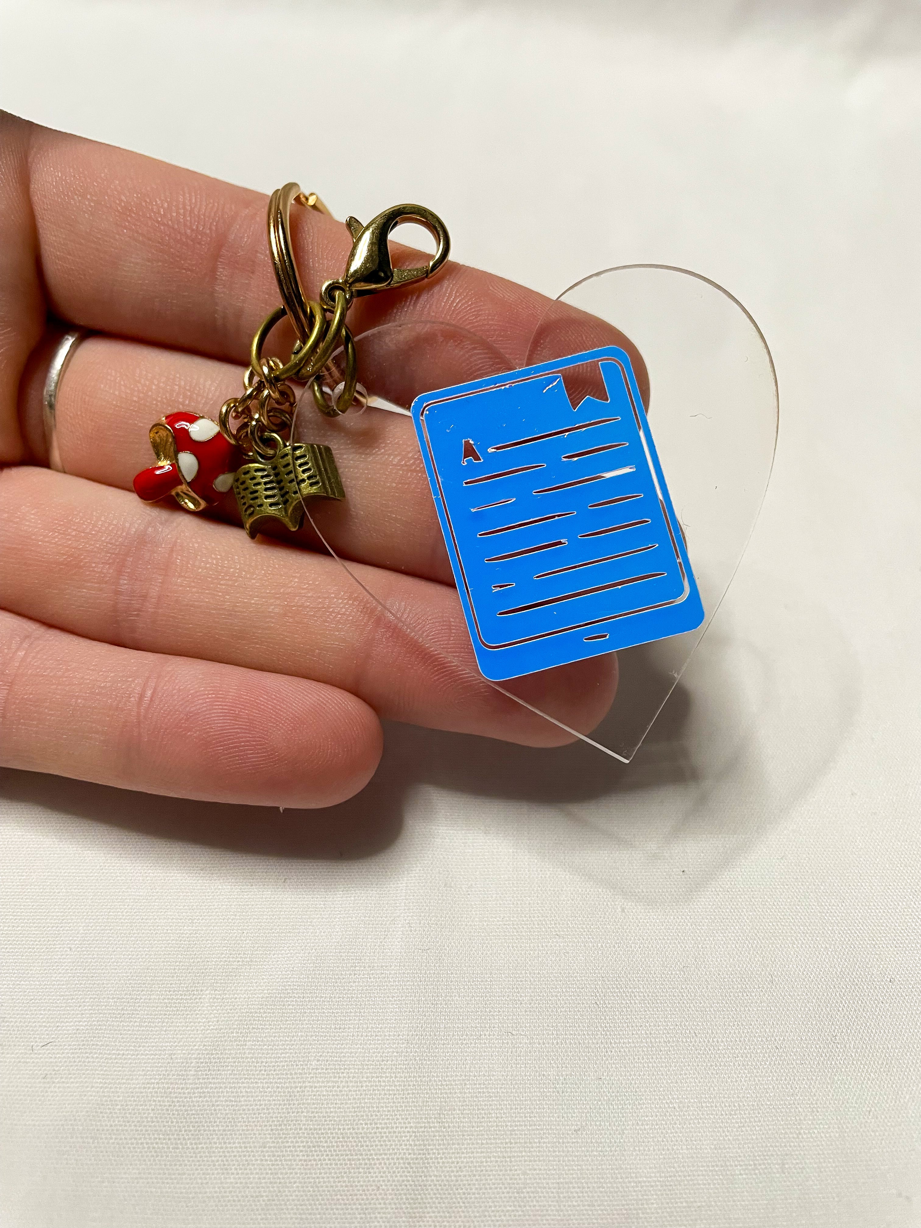Heart Acrylic Keychain
