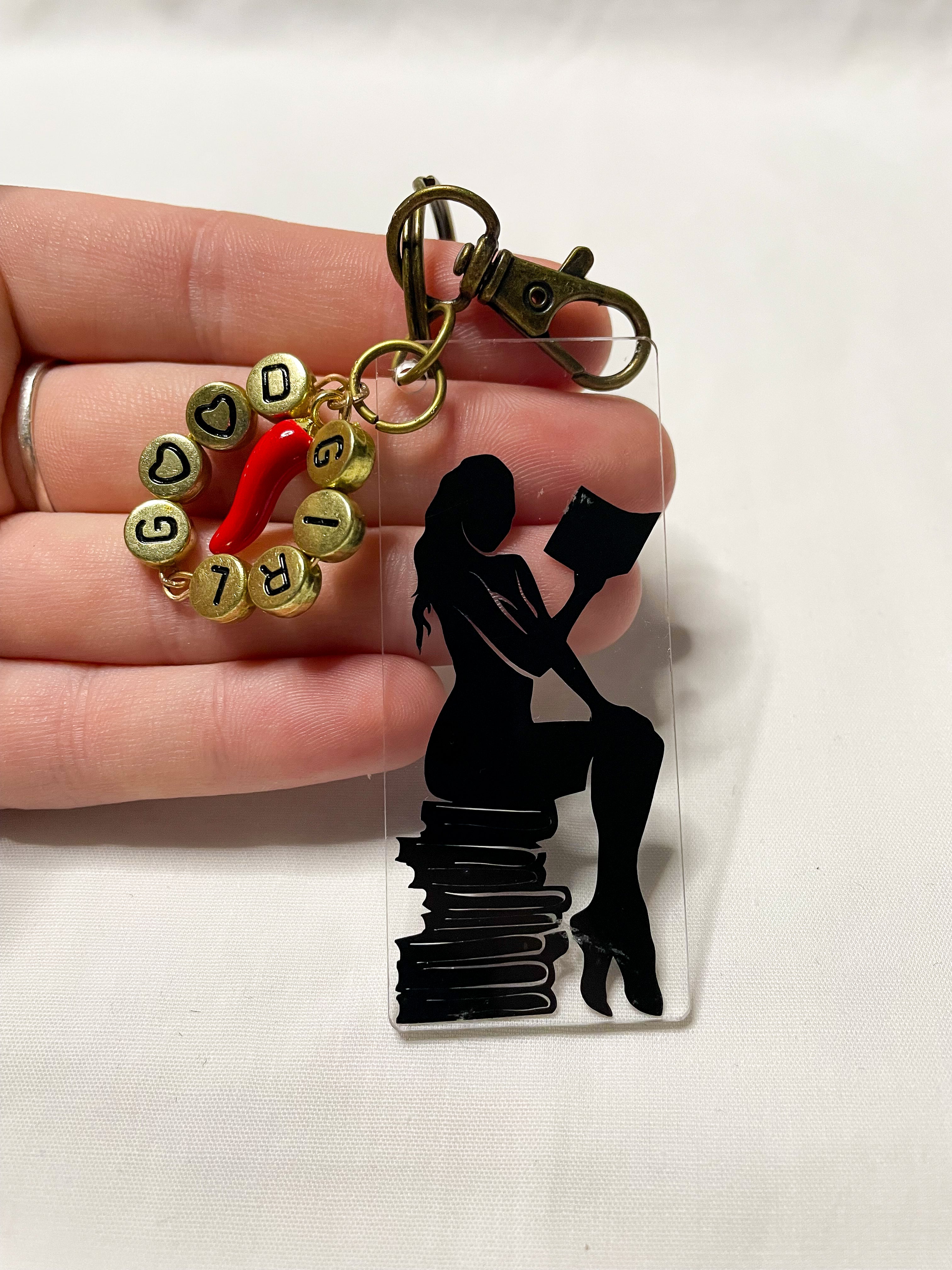 Rectangle Acrylic Keychain