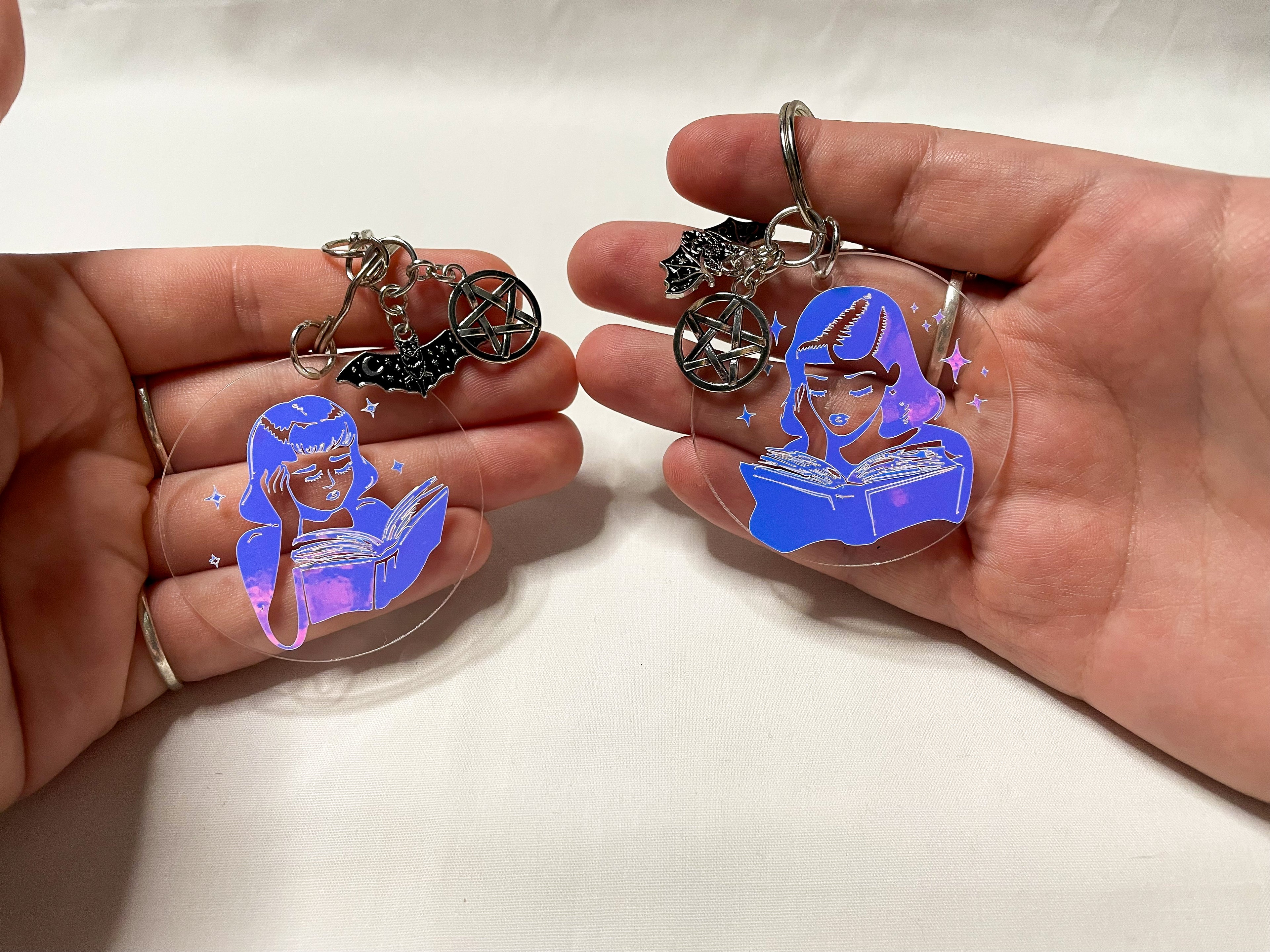 Round Acrylic Keychain