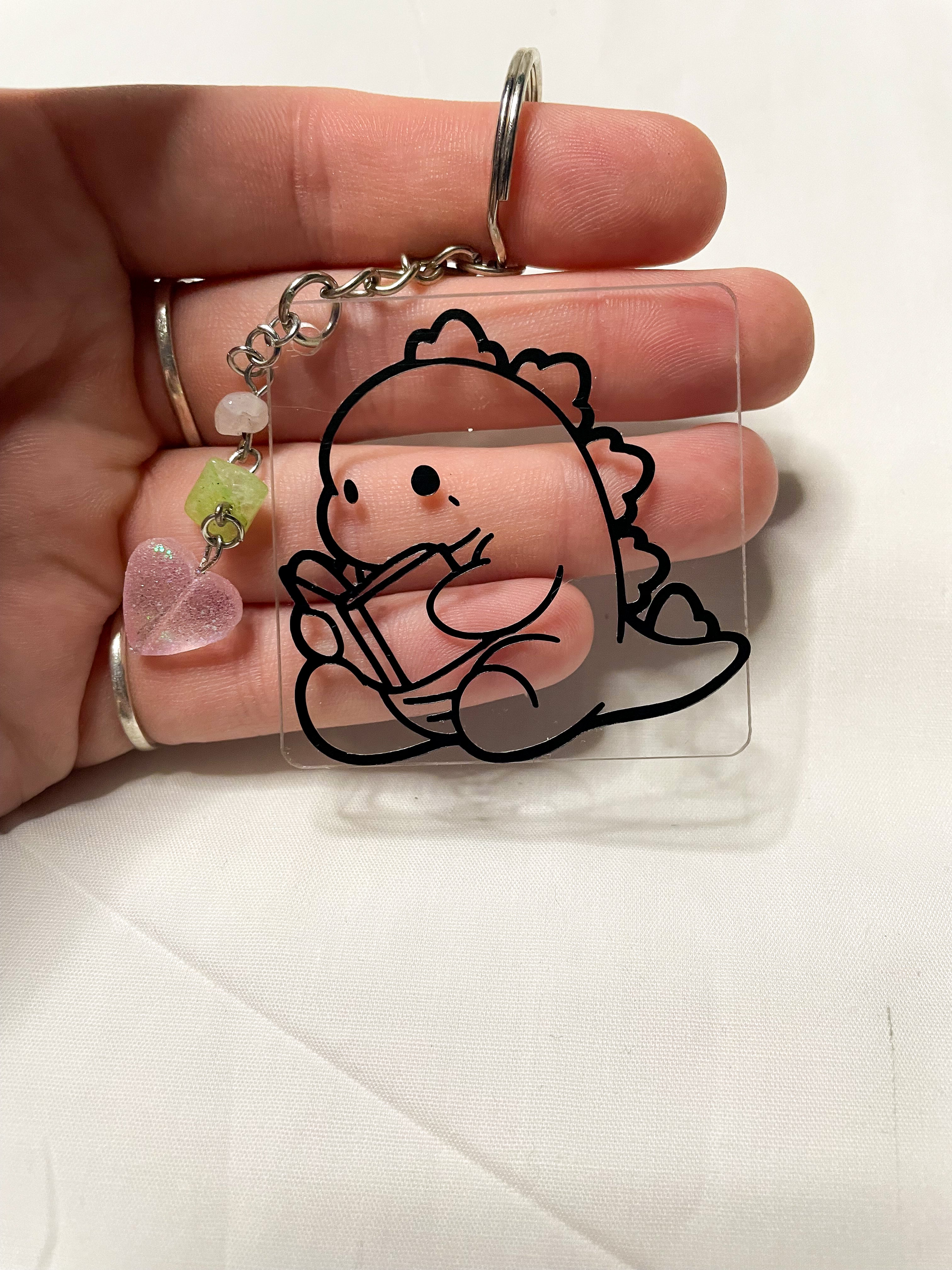Square Acrylic Keychain